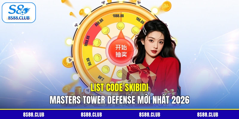 List Code Skibidi Masters Tower Defense - Mới Nhất 2026